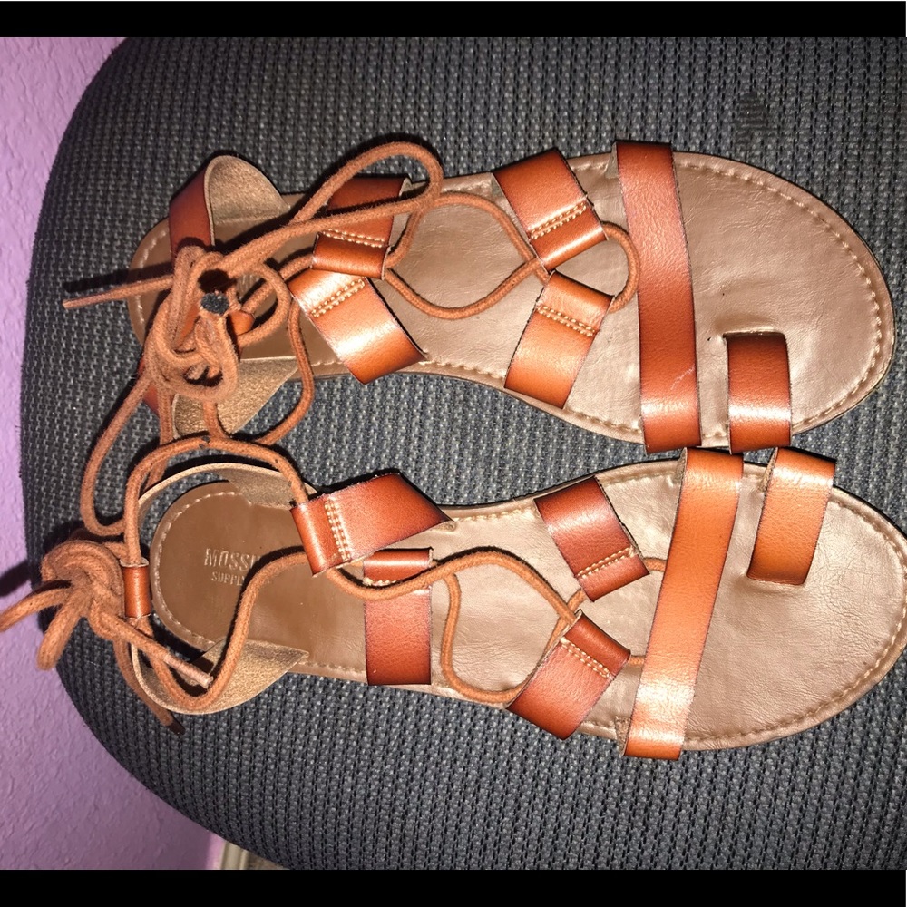 Lace up sandals